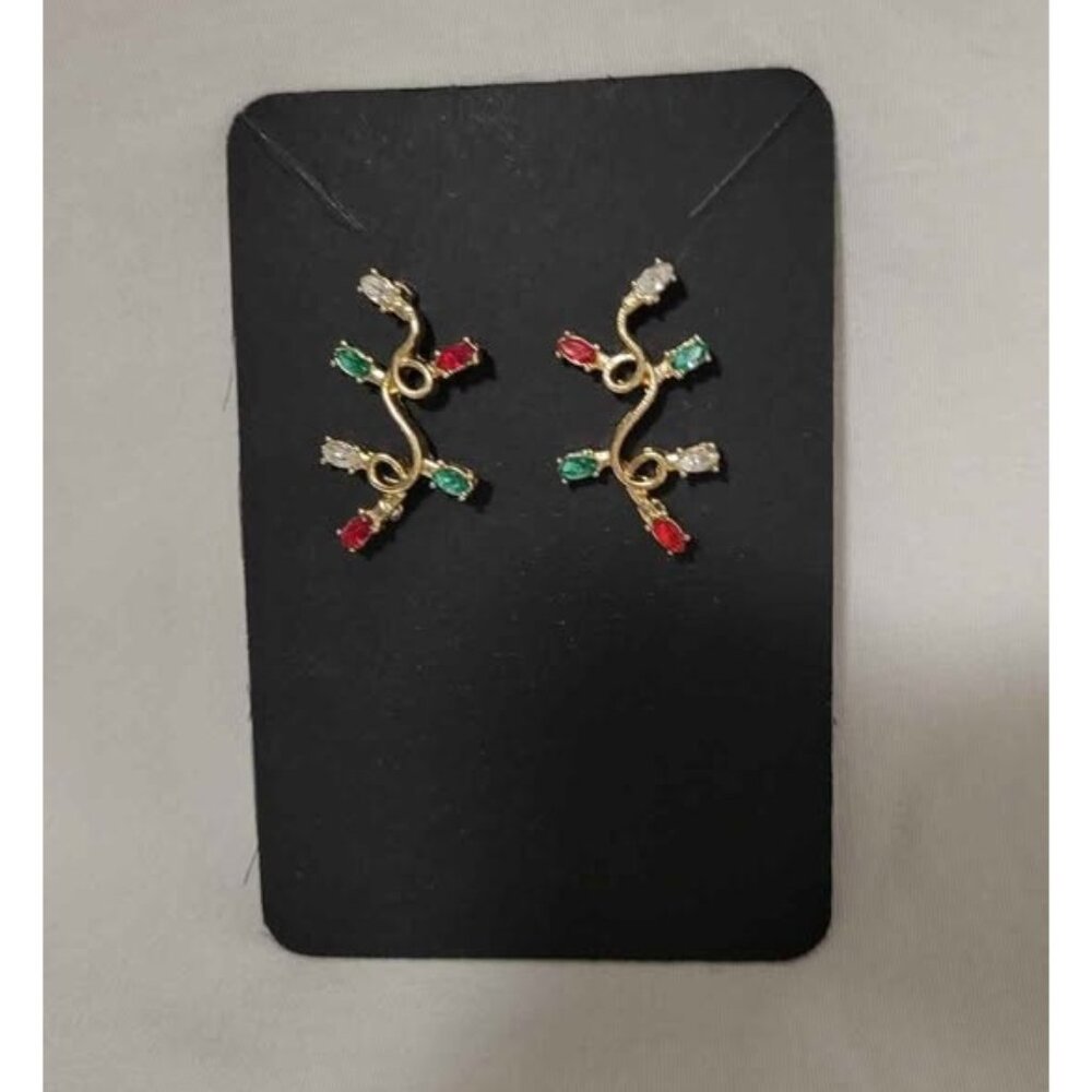 Christmas Earrings Holiday Lights
